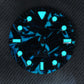 Dial Maker -  Full C3 Lume Black/Blue Forged Carbon  Dial For Seiko Mod