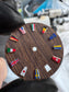 Dial Maker - Wood dial with National Flag Indices