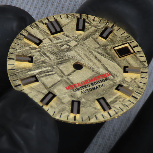 Dial maker - Gold Meteorite Dial for NH35 Movement
