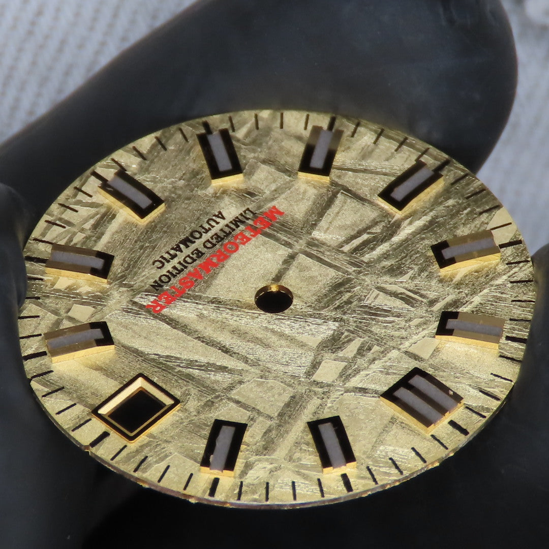 Dial maker - Gold Meteorite Dial for NH35 Movement