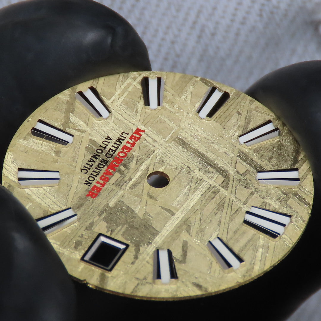 Dial maker - Gold Meteorite Dial for NH35 Movement