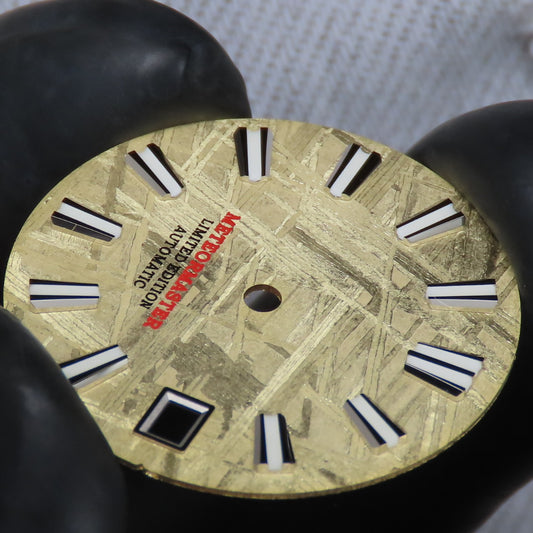 Dial maker - Gold Meteorite Dial for NH35 Movement
