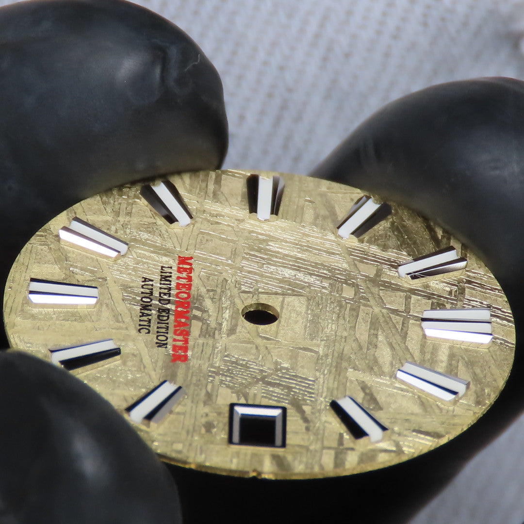 Dial maker - Gold Meteorite Dial for NH35 Movement