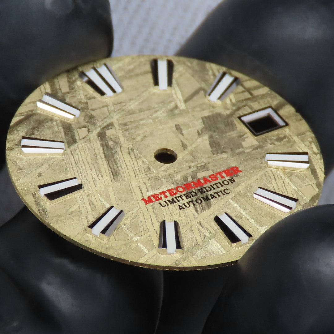 Dial maker - Gold Meteorite Dial for NH35 Movement