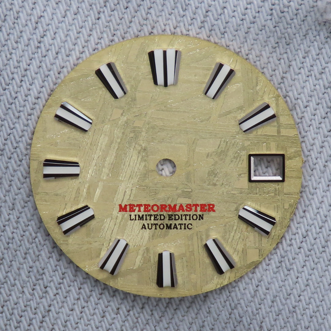 Dial maker - Gold Meteorite Dial for NH35 Movement