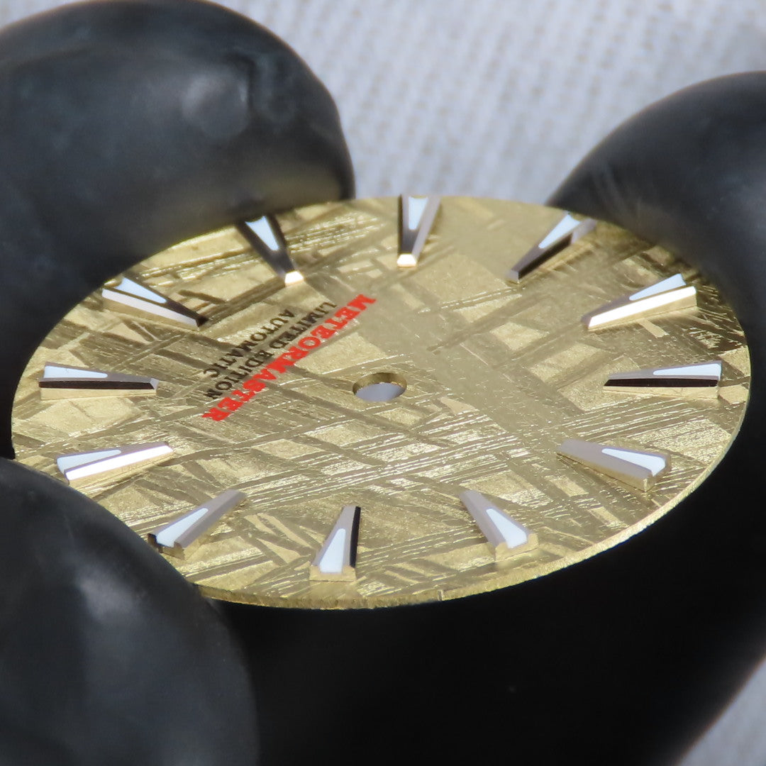 Dial maker - Gold Meteorite Dial for NH35 Movement