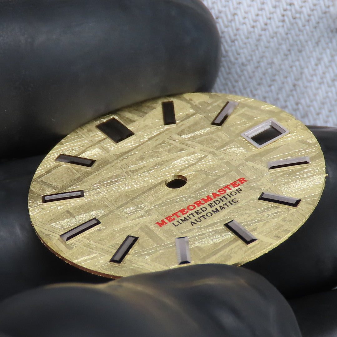 Dial maker - Gold Meteorite Dial for NH35 Movement