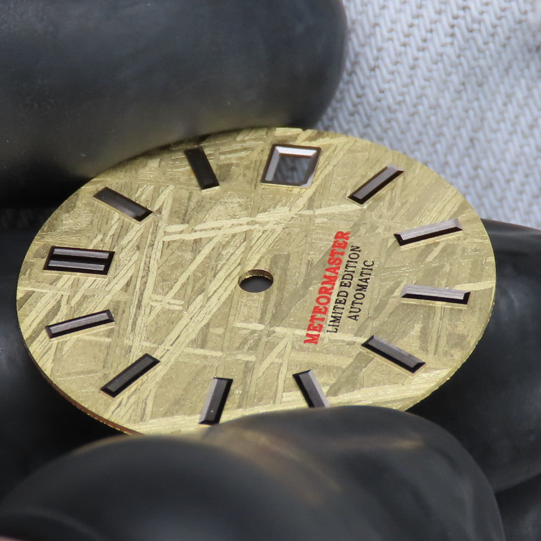Dial maker - Gold Meteorite Dial for NH35 Movement