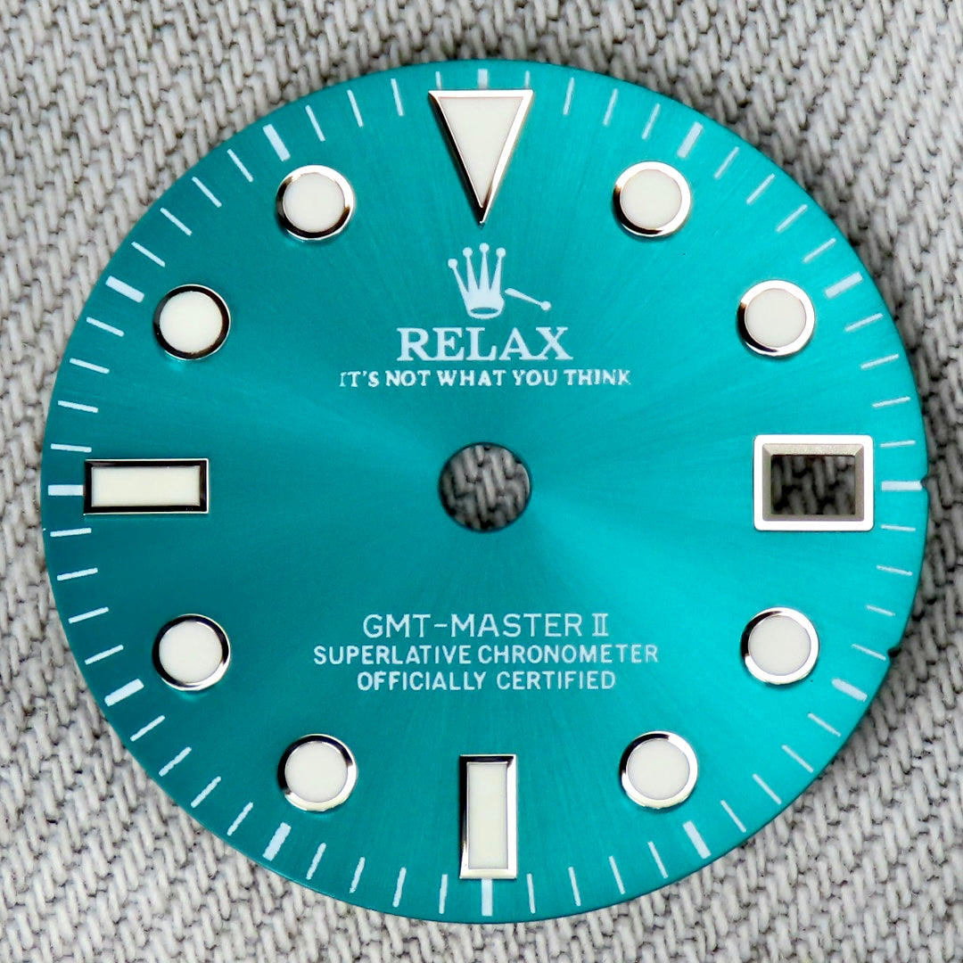 Dial Maker -  Blue Relax GMT Dial For NH34