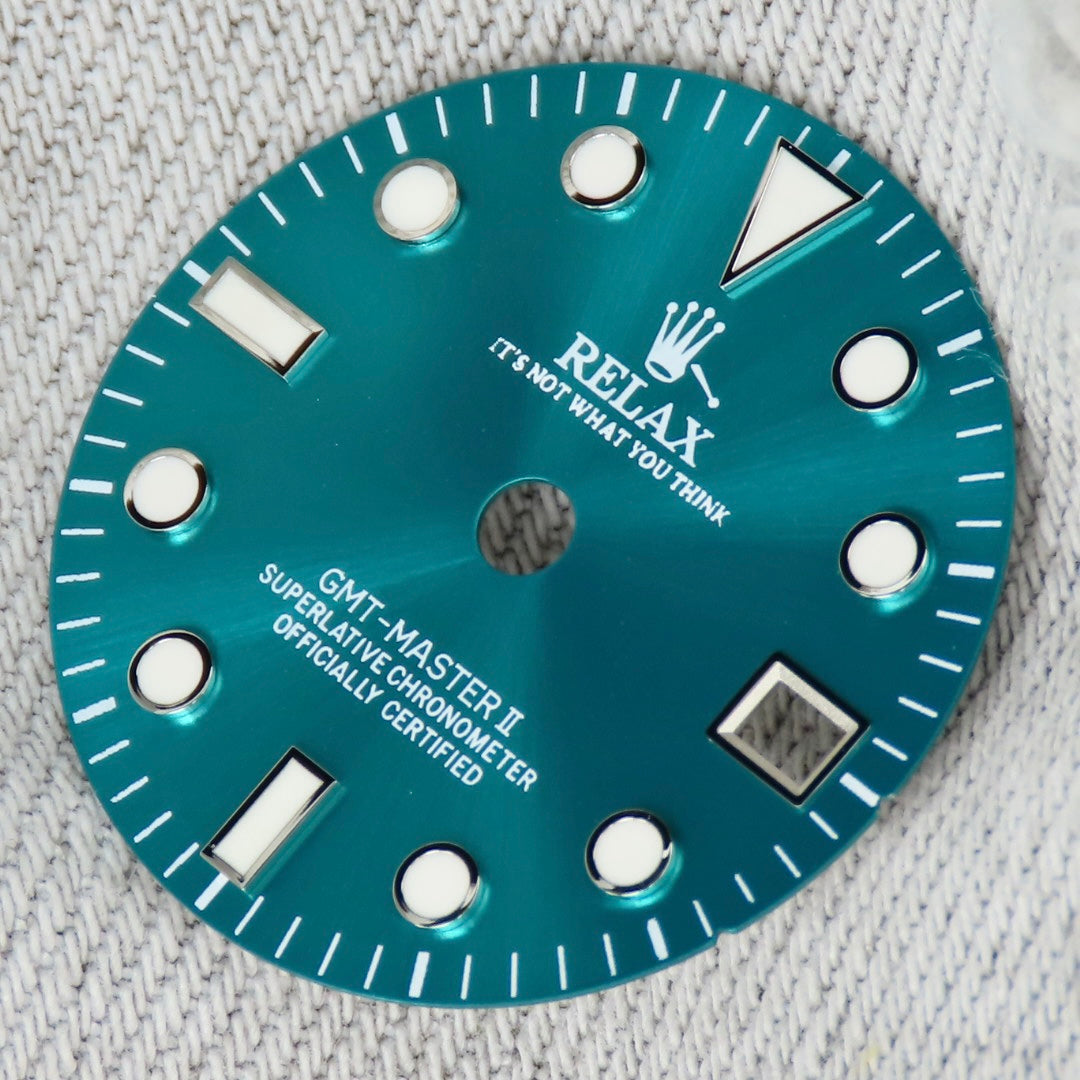 Dial Maker -  Blue Relax GMT Dial For NH34