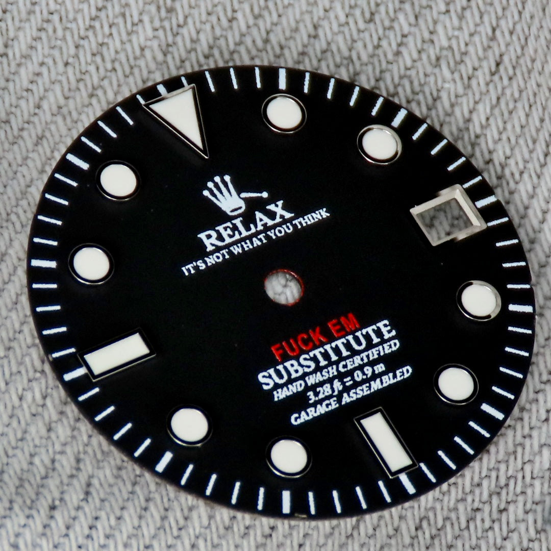 Dial Maker -  Matte Black  Relax Dial