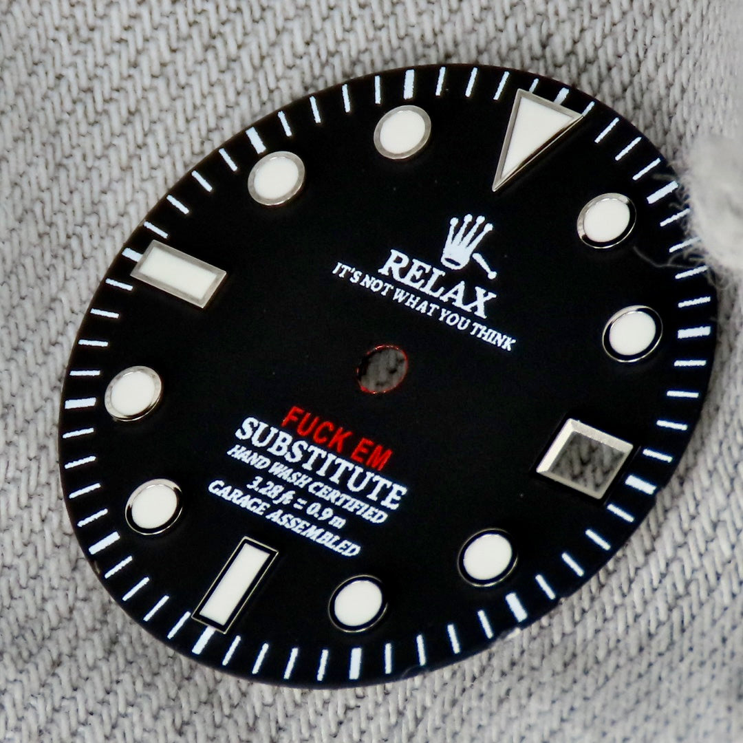 Dial Maker -  Matte Black  Relax Dial