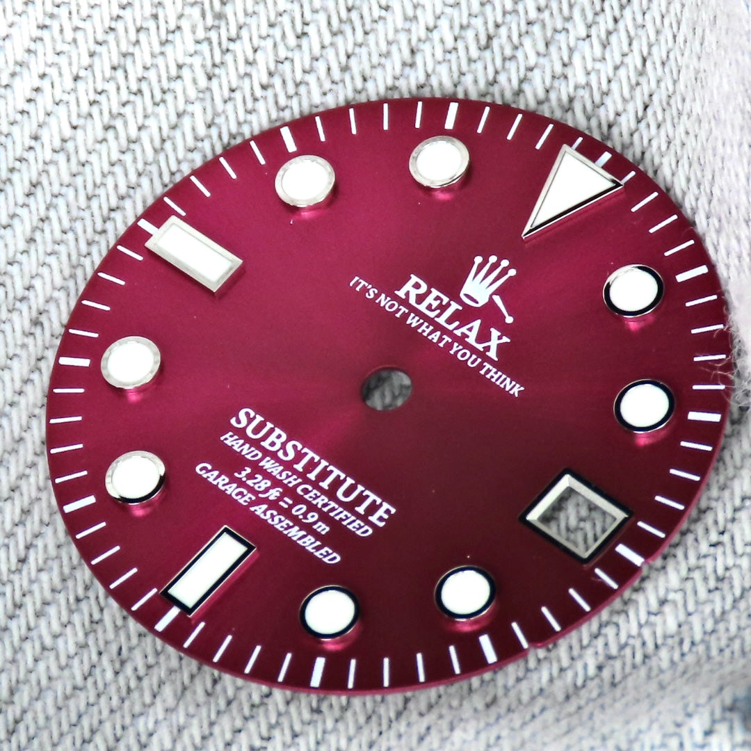 Dial Maker -  Hot Pink Relax Dial For NH35