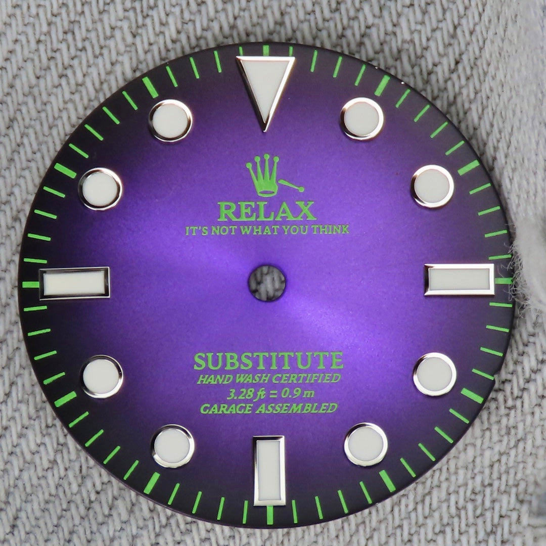 Dial Maker -  Gradient purple Relax Dial No Date