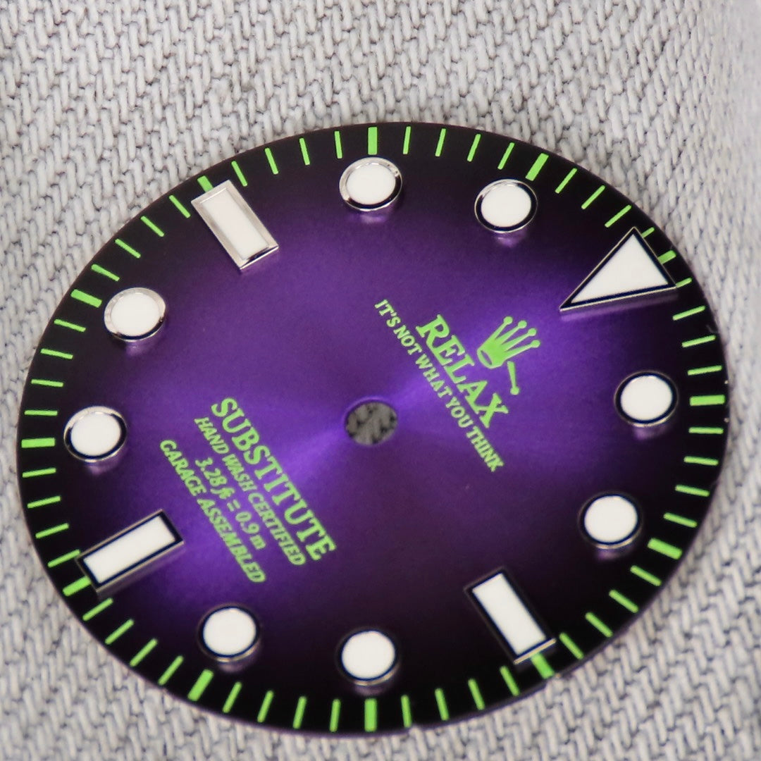 Dial Maker -  Gradient purple Relax Dial No Date