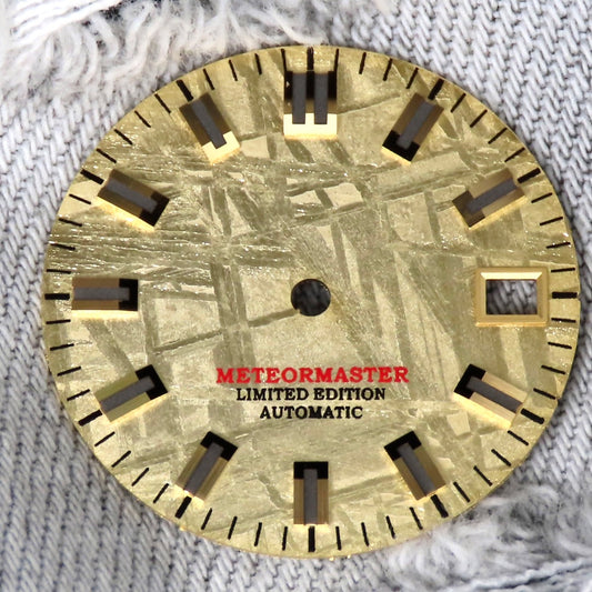 Dial maker - Gold Meteorite Dial for NH35 Movement