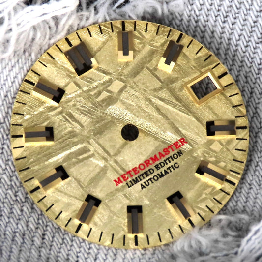 Dial maker - Gold Meteorite Dial for NH35 Movement