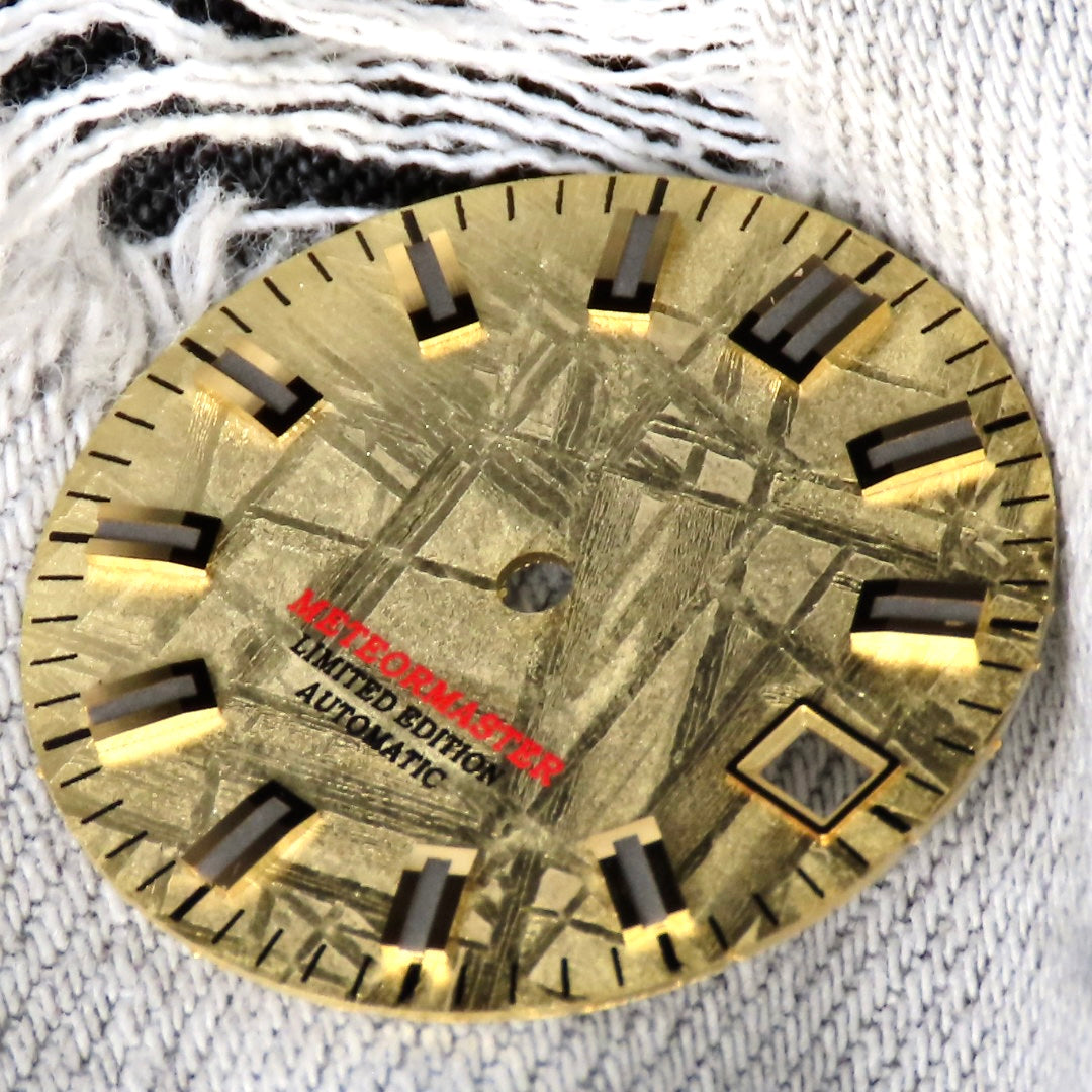 Dial maker - Gold Meteorite Dial for NH35 Movement