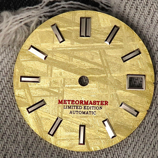 Dial maker - Gold Meteorite Dial for NH35 Movement