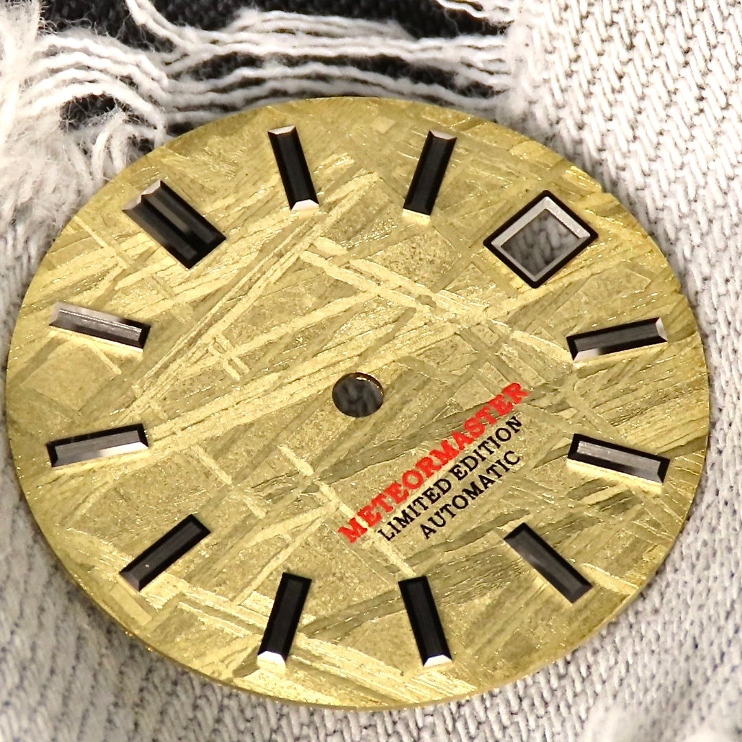 Dial maker - Gold Meteorite Dial for NH35 Movement