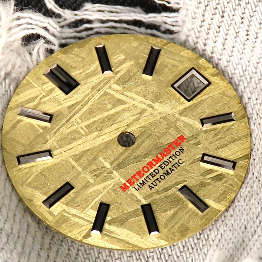 Dial maker - Gold Meteorite Dial for NH35 Movement