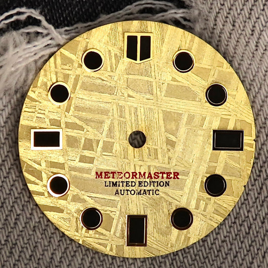 Dial Maker - Gold Meteorite Dial for NH Movement