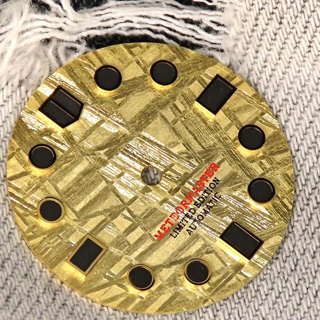 Dial Maker - Gold Meteorite Dial for NH Movement
