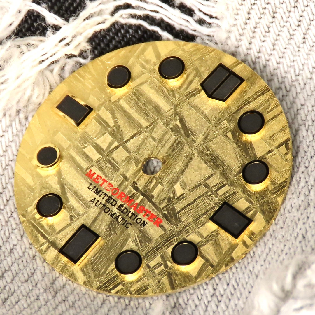 Dial Maker - Gold Meteorite Dial for NH Movement