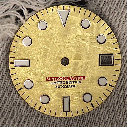 Dial Maker - Gold Meteorite Dial for NH Movement