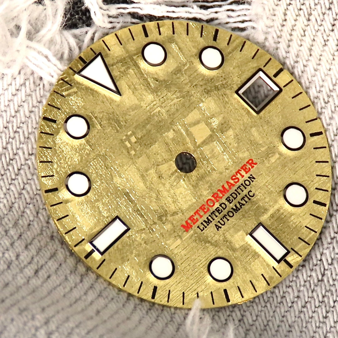 Dial Maker - Gold Meteorite Dial for NH Movement