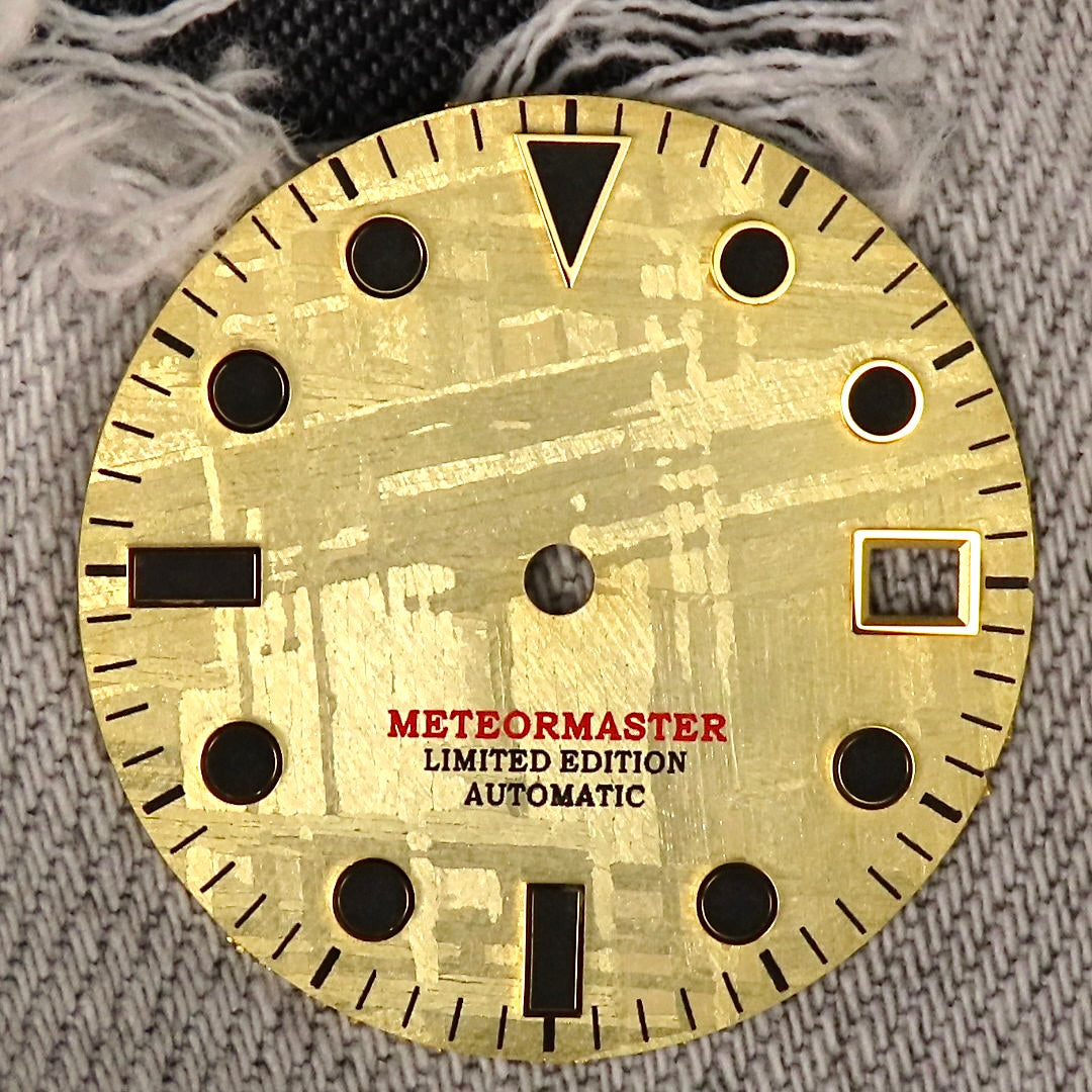 Dial Maker - Gold Meteorite Dial for NH Movement
