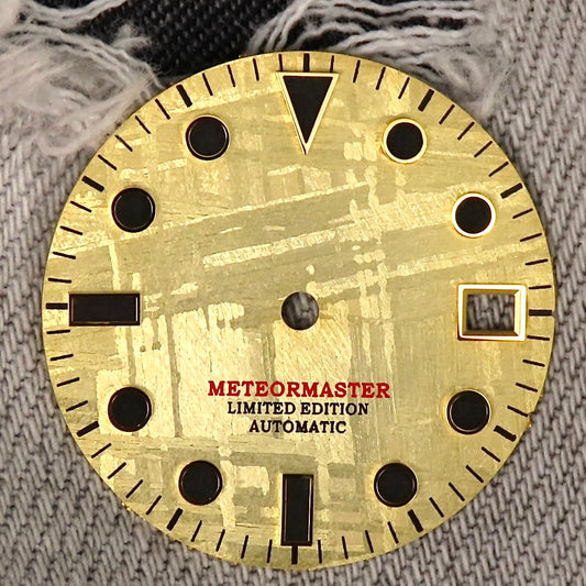 Dial Maker - Gold Meteorite Dial for NH Movement