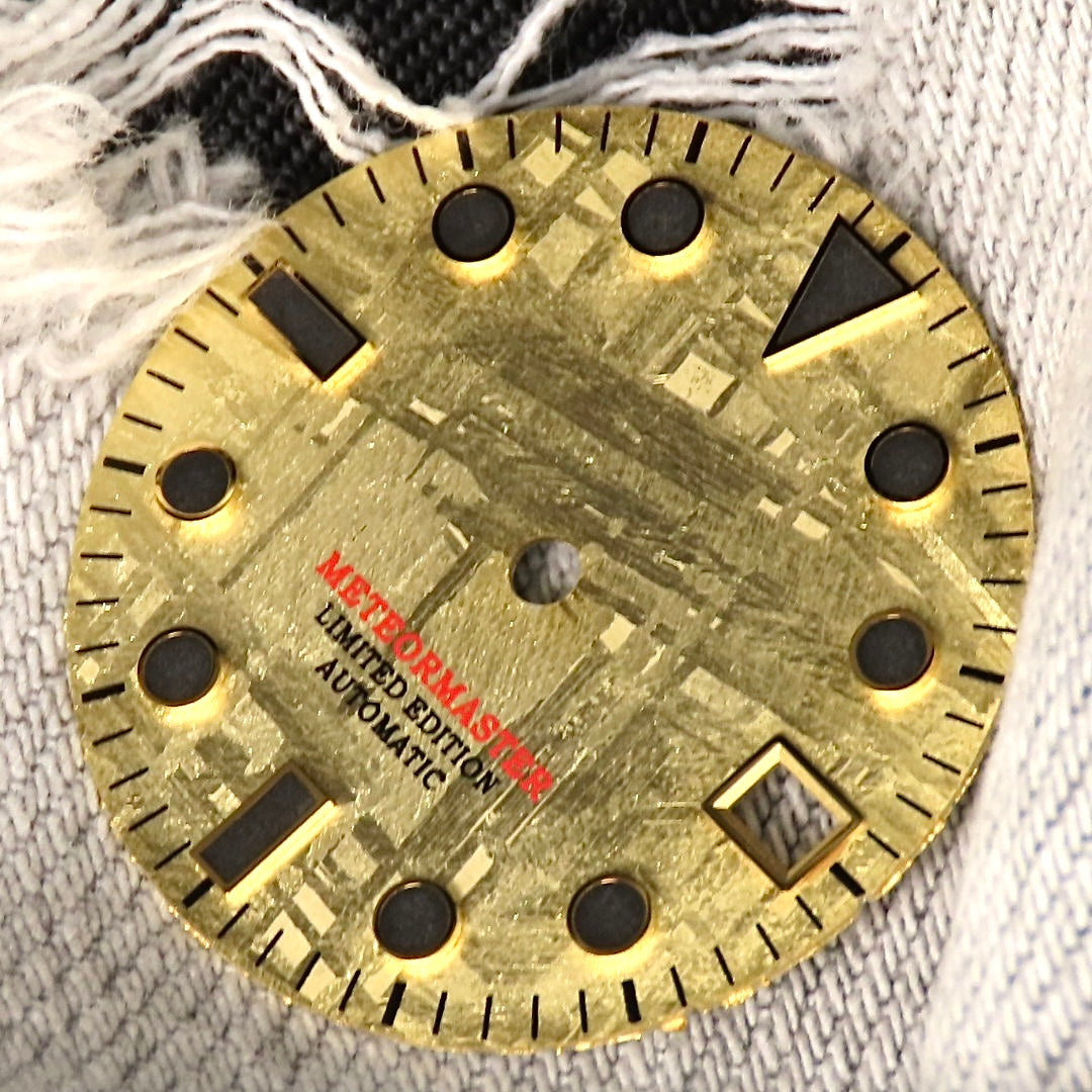 Dial Maker - Gold Meteorite Dial for NH Movement