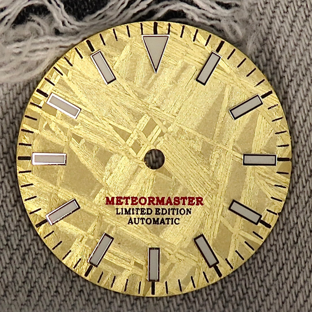 Dial maker - Gold Meteorite Dial for NH Movement