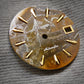 Dial Maker -  Yellow Tiger's Eye Stone Dial for NH Movement