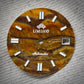 Dial Maker -  Yellow Tiger's Eye Stone Dial for NH Movement