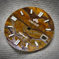 Dial Maker -  Yellow Tiger's Eye Stone Dial for NH Movement