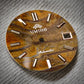 Dial Maker -  Yellow Tiger's Eye Stone Dial for NH Movement