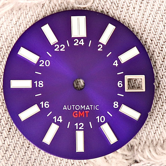 Dial Maker -Purple Sunburst GMT Dial for NH34