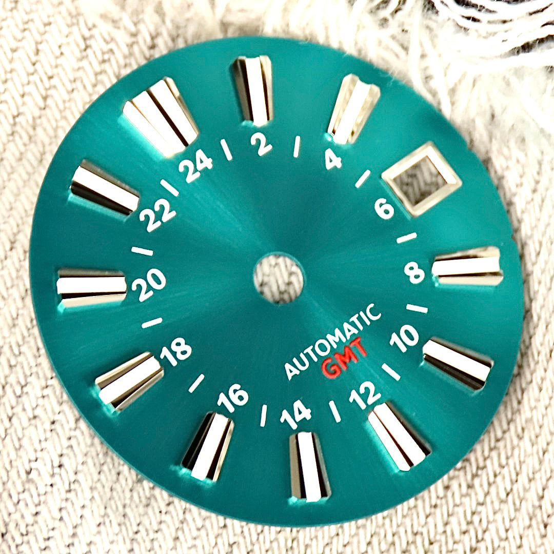 Dial Maker - Turquoise Sunburst GMT Dial for NH34
