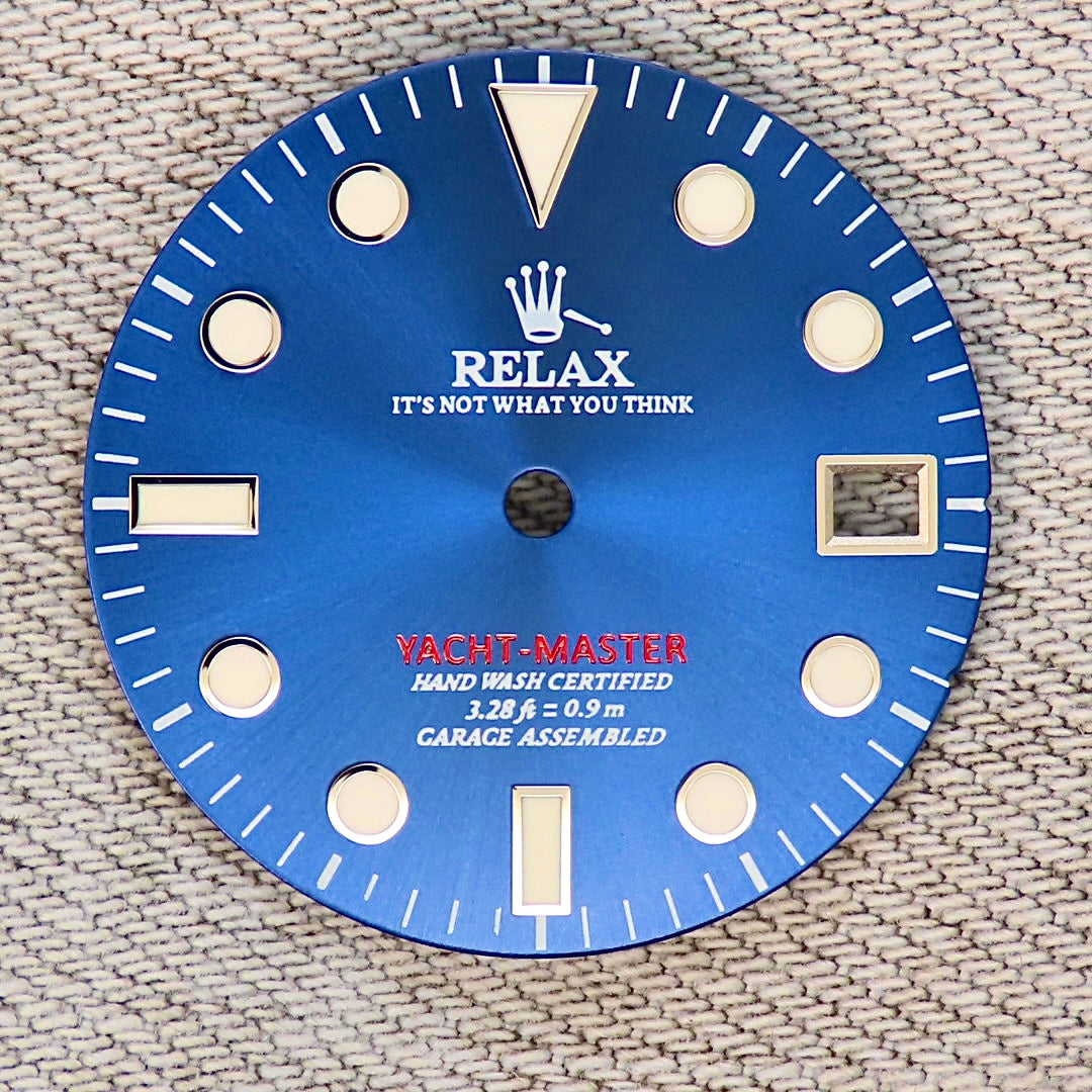 Dial Maker - Sunburst Blue  Relax Dial