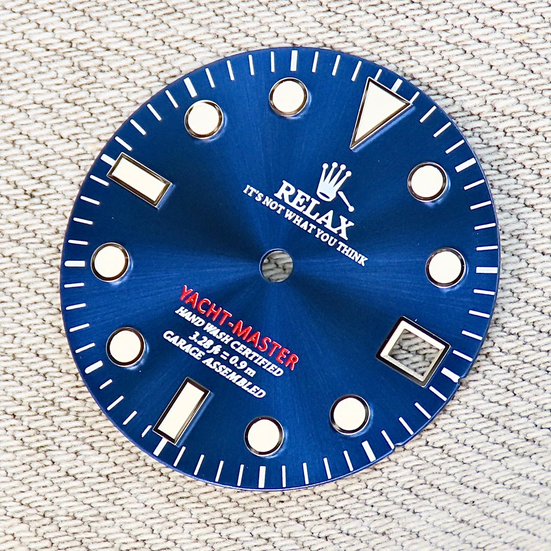 Dial Maker - Sunburst Blue  Relax Dial