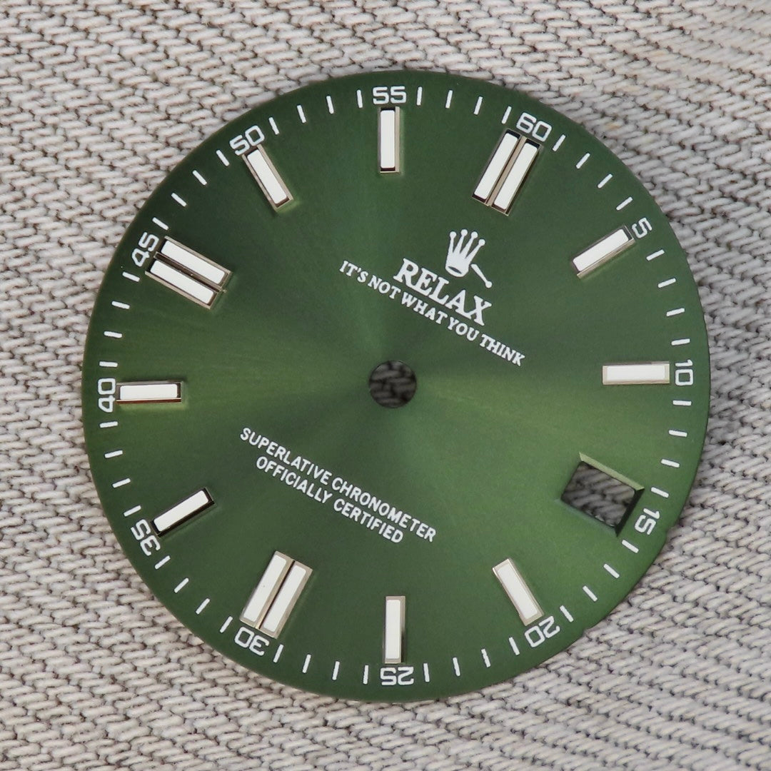 Dial Maker - Sunburst Green Relax Dial