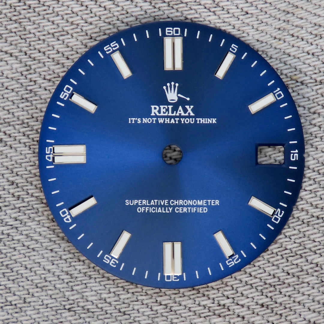 Dial Maker - Sunburst Blue  Relax Dial