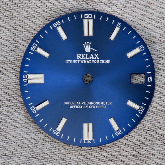 Dial Maker - Sunburst Blue  Relax Dial