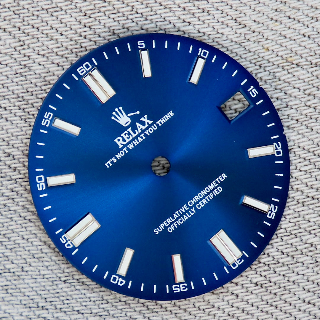 Dial Maker - Sunburst Blue  Relax Dial
