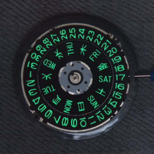 TMI NH36  Automatic Movement  with C3 Lume Day/ date wheel
