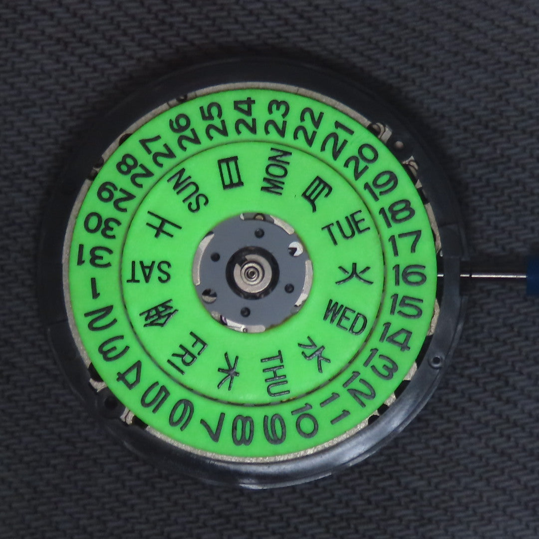 TMI NH36  Automatic Movement  with vintage Lume Day/ date wheel