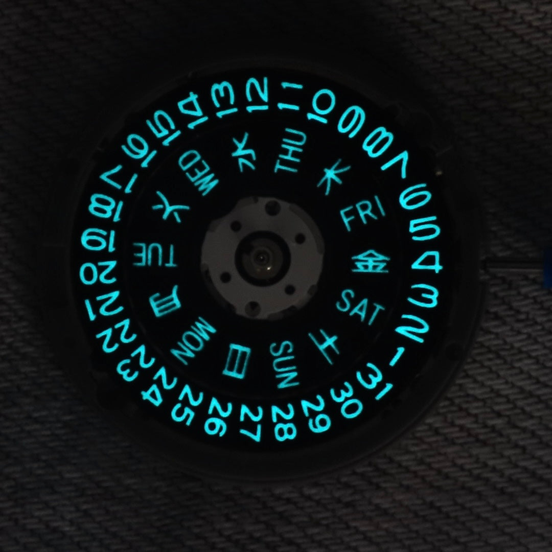 TMI NH36  Automatic Movement  with BGW9 Lume Day/ date wheel