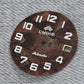 Dial Maker -  Brown Pearlescent Resin Dial with Metallic Veining BGW9 Lume